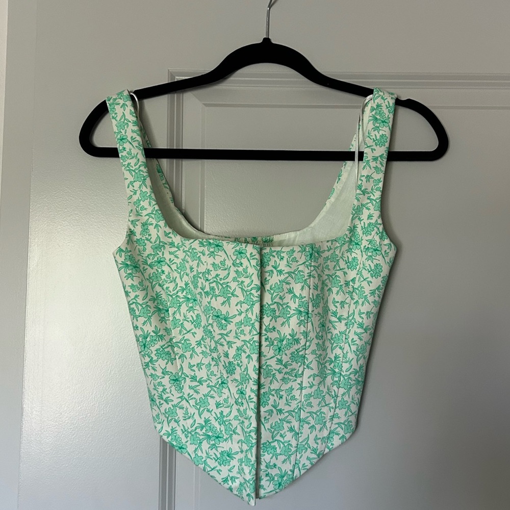 zara corset top